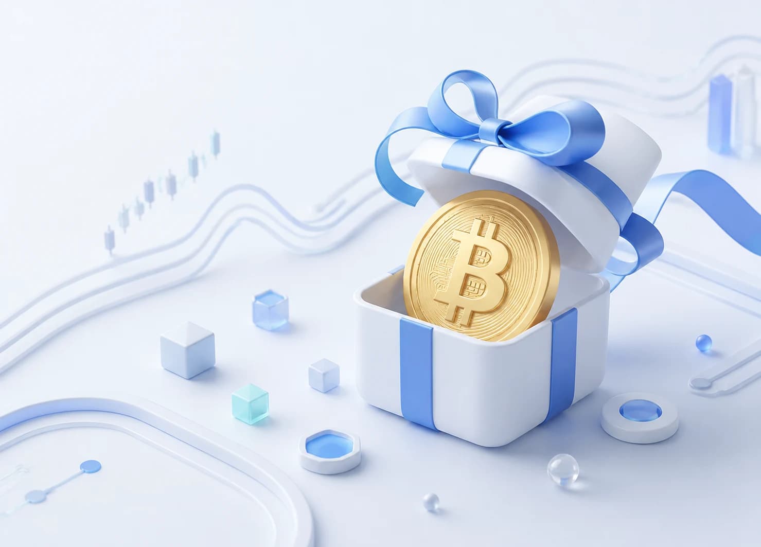Ilustração da campanha Cripto Grátis