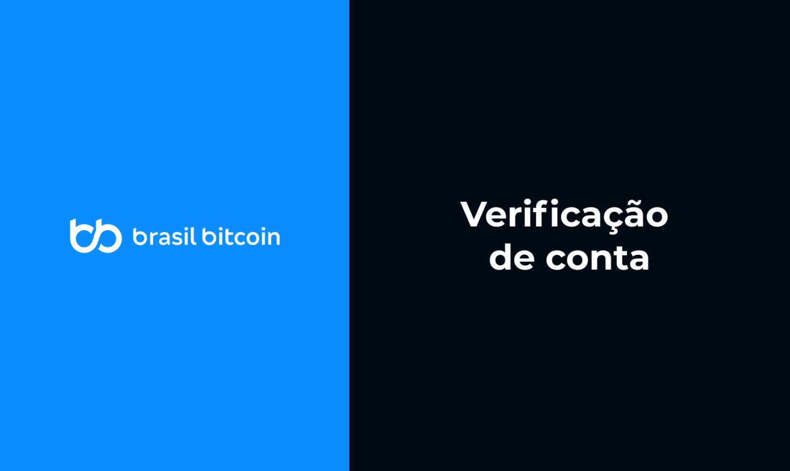 Verificação de conta na Brasil Bitcoin