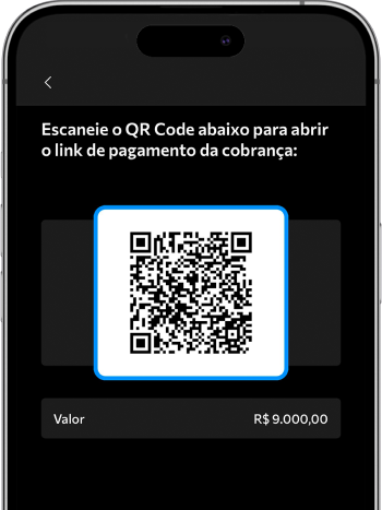 Imagem das telas de cobrança na Brasil Bitcoin